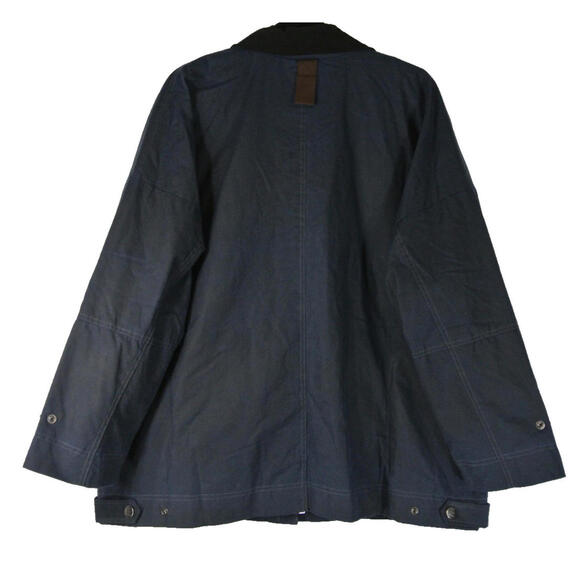 NEW , Free People Cori Waxed Jacket in Navy size XL #WAX306 - Picture 5 of 10